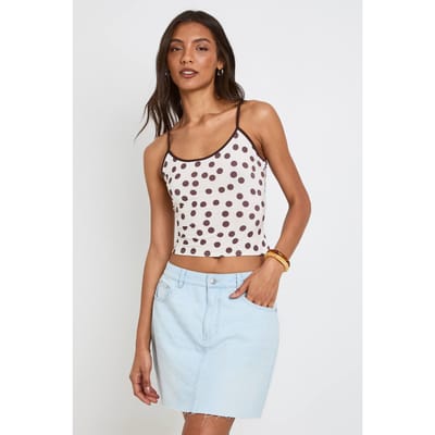 boohoo Dames Tall Denim Mini Rok | Super Pale Wash | Maat: 34
