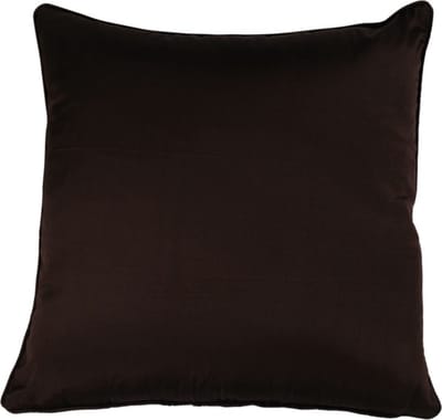 Kussen Silk-look Bruin | 40 X 40 | Sierkussen Voor Woonkamer Of Slaapkamer