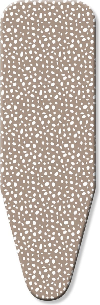D&L Strijkplankhoes 5 Laags - Maat B voor een breedte van 43 tot 52cm en lengte van 100 tot 125cm - beige sneeuw