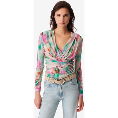 IRO Paris Zandra Green Multico Maat: XS | Blouses Outlet | Dames | Groen
