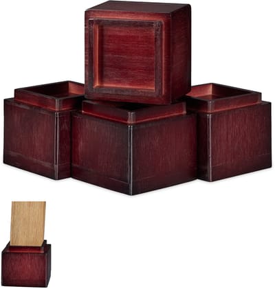 meubelverhoger set van 4 - 10 x 11,5 x 11,5 cm - tafels - stoelen