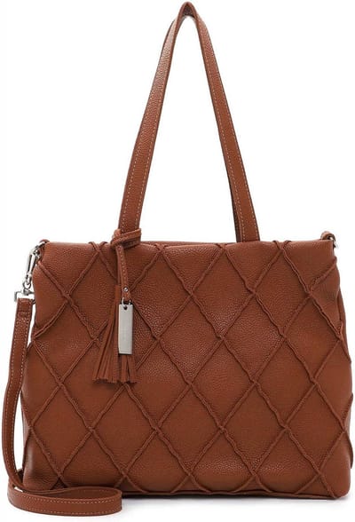 SURI FREY Schoudertas Lilly Shopper Cognac Bruine