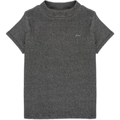 Guess  T-shirt Korte Mouw RIB LUREX SS T-SHIRT