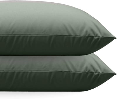 Zelesta Comfort uni diamond Kussenslopen Set van 2 - Groen 60x70cm