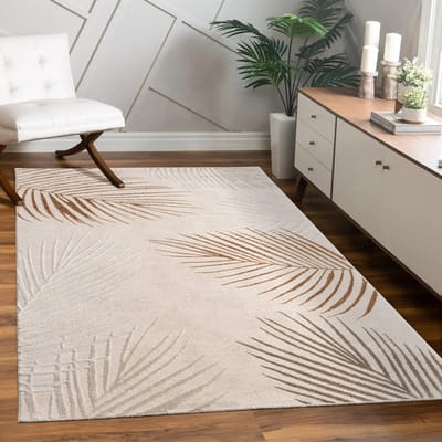 Paco Home Vloerkleed Woonkamer Laagpolig Patroon Bloemen Regenboog Patroon Geometrisch 120x160 cm