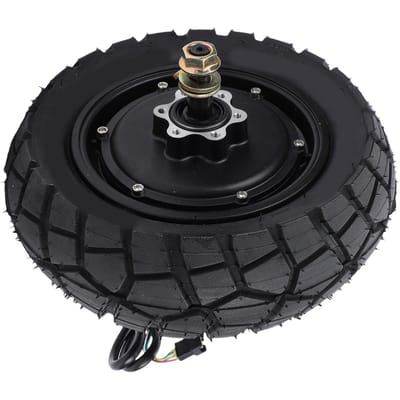 Naafmotor Geschikt voor Kukirin G2 Pro Elektrische Scooter 600W 9 Inch Rubberen Achterwiel Aandrijfmotor Elektrische Scooter Accessoires black