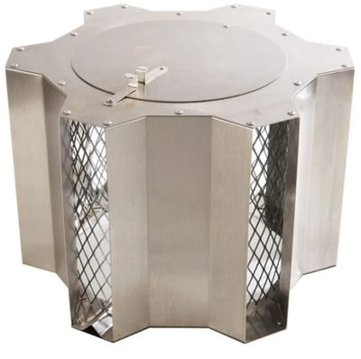 Ventura Schoorsteenkap Optimus RVS Groot