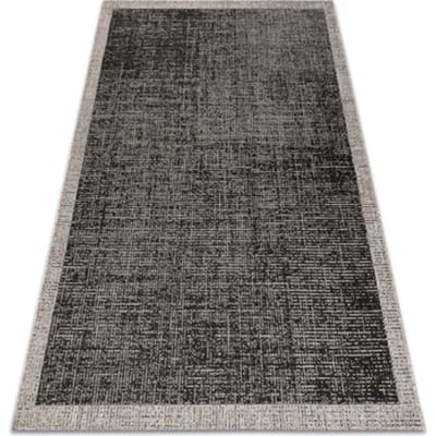 Kleden Rugsx Sisal tapijt SISAL FLOORLUX 20401 Kader zwart 160x230 cm