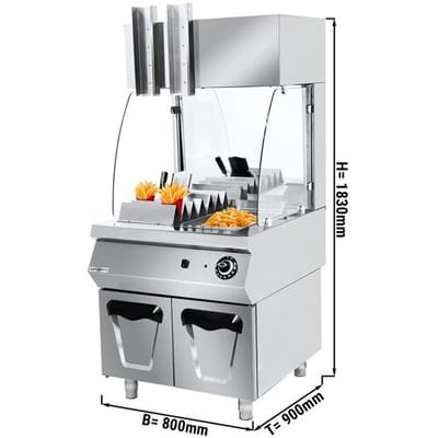 GGM Gastro Elektro Pommeswärmer - 2,8 kW - inkl. Unterbau