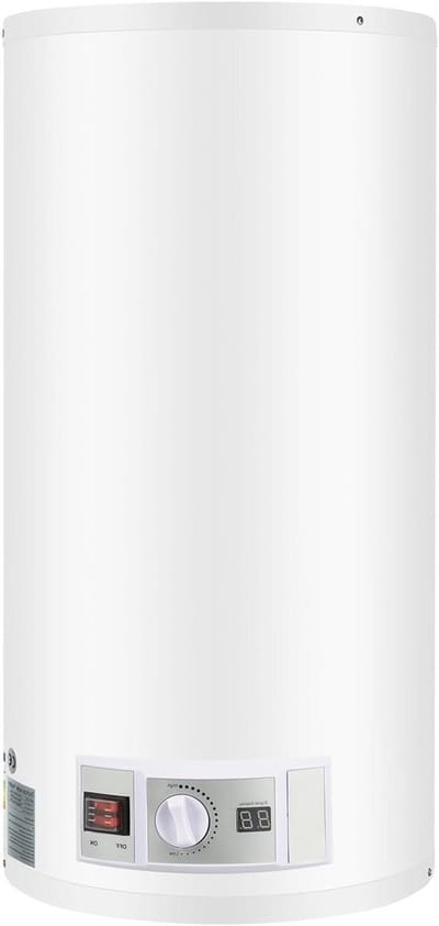 Elektrische Waterverwarmer - Boiler Keuken Badkamer - Direct Warm Water - LED Temperatuurweergave - 50 Liter - Wit