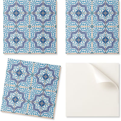 Eenvoudig te installeren vinyltegelset met decoratief tegelpatroon 20x20x20 cm