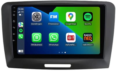 CarPlay autoradio geschikt voor Skoda Superb | 2008 t/m 2014 | Android 13 | Draadloos Apple CarPlay & Android Auto | 2GB + 32GB | 8-Core processor | Davilon | 2025 model | 2008 2009 2010 2011 2012 2013 2014 | Bluetooth & Wifi