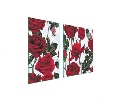 TMK ArtDeko - Snijplank - RVS Randen - Antibacterieel - 52x100 cm