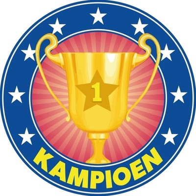Bierviltjes/Onderzetters kampioen 1e prijs/trofee 25x stuks