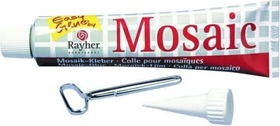 Rayher Mozaiek steentjes en hobby lijm - tube 80 ml - knutselen