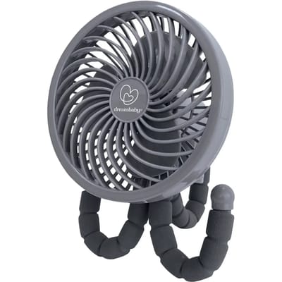 Dreambaby Smart-Grip Deluxe Ventilator | Grijs