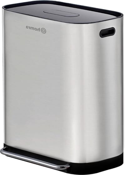 Rockx Pedaalemmer 60l - geurdicht, roestvrij staal, softclose pedaalemmer 50 liter