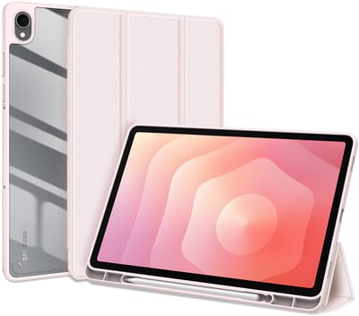 Dux Ducis Tablethoes geschikt voor Samsung Galaxy Tab S11 Hoesje - Toby Tri-Fold Book Case met Wake/Sleep - Roze