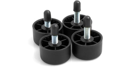Dailygoody - Meubelpoten Set van 4 - Sofa Poten - Ideaal voor Stoelen en Banken - Kunststof - Vloerbeschermers - Geschikt voor Diverse Meubels