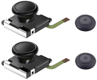 Compatibel met analoge sticks van de Nintendo Switch en de linker- en rechterjoysticks van de NS-controller, 2 stuks met beschermkapjes.