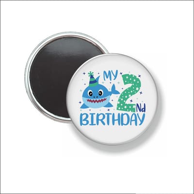 Button Met Magneet 58 MM - My 2nd Birthday - NIET VOOR KLEDING