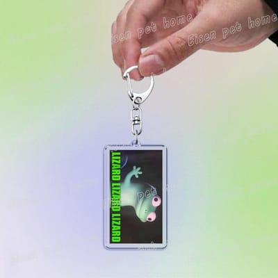 Grappige Hagedis Hagedis Hagedis Schattige Sleutelhanger Llavero Accessoires Tas Elio Meme Sleutelhangers Sleutelringen Sieraden Fans Cadeau