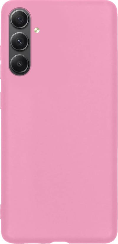Hoes - Geschikt voor Samsung Galaxy A54 - Sterk & Shockproof - Hoesje Cover - Siliconen Case - Lichtroze
