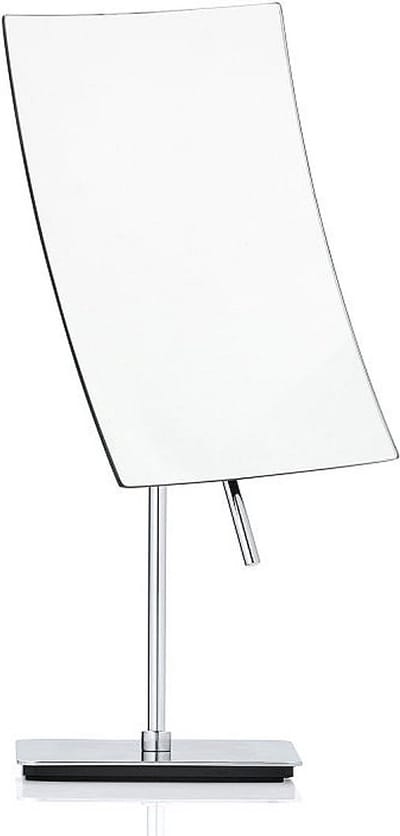 Cosmetische Spiegel - Make-up Spiegel - Gezichtsverzorging - 5x Vergroting - H 29 cm - Verchroomd