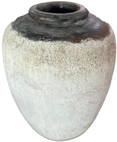 PTMD - Vaas Destyne - Wit - 30x30x37cm