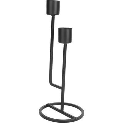 Kandelaar Scandinavische Stijl Kaarsenhouder Diner bij Kaarslicht Bruiloft Props Tafeldecoraties black