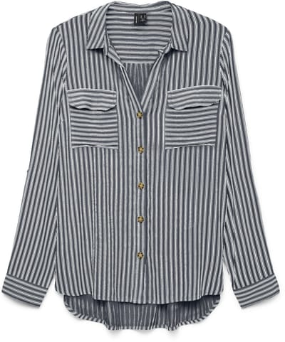 VERO MODA - VMBUMPY L/S SHIRT NEW WVN NOOS - Dames - Blouses