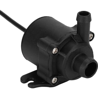 Micro DC 12V waterpomp, borstelloze waterkoelingspomp, stil, groot formaat, 4 pinnen