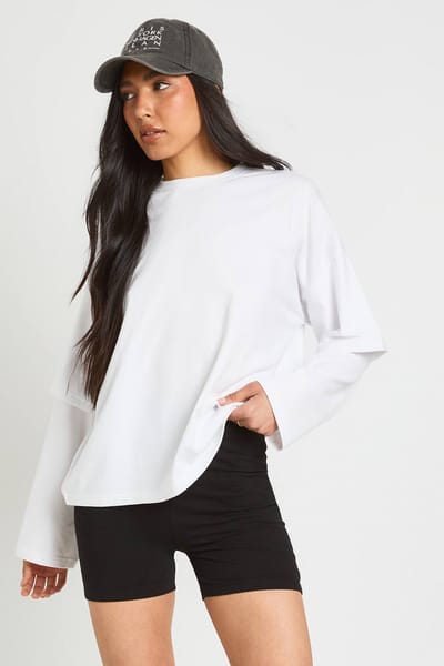 boohoo Dames Tall Basic Fietsbroek Kort | Zwart | Maat: 40