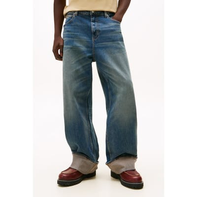Tommy Hilfiger Theo Baggy Loose Jeans Denim Dark Maat: W30L34 | Relaxed Jeans Outlet | Heren | Blauw
