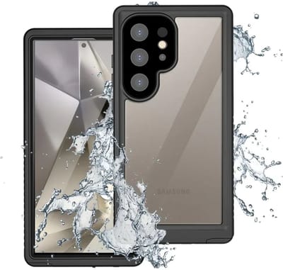 Armor-X Hoesje Geschikt voor Samsung S24 Ultra Waterdicht Schokbestendig Zwart