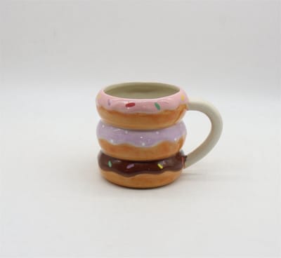 HomeBound by KY | Beker donuts | 14,3x10,2x10cm | mok/beker donut