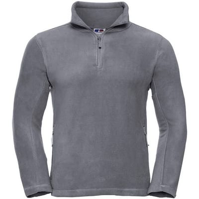 Russell Heren Quarter Zip Fleece Top (Konvooi Grijs)