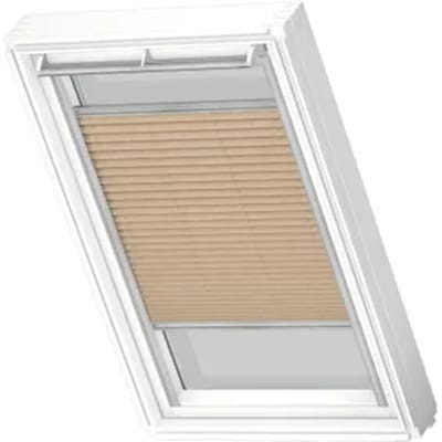 Velux Manueel Lichtdoorlatend Plisségordijn Fhl Mk08 1277s Donkerzand