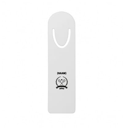 Hacebo® - Tennis met eigen naam metalen boekenlegger - Tennis - Tennisser - Sport Bladwijzer boekenleggers - 12.7 cm x 3.2cm