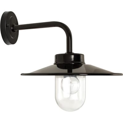 KS Verlichting wandlamp - Vita - Buitenlamp - E27 - Industrieel - Glas - Metaal - Zwart