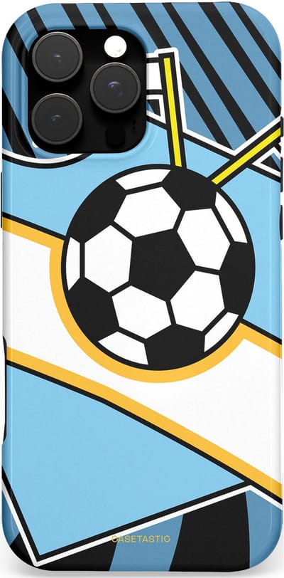 Casetastic Hoesje Geschikt voor Apple iPhone 16 Pro Max Magsafe - Stijlvolle Beschermende Duo-layer Case - Kampioensbal