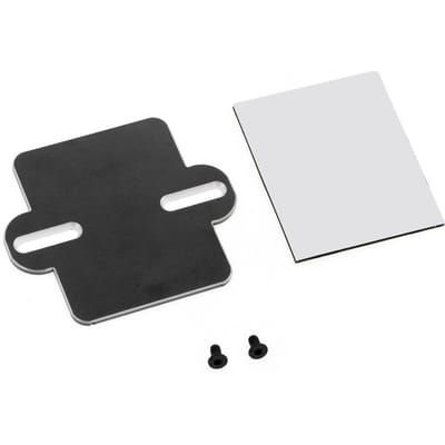 Remplacement de plaque de montage ESC en Fiber de carbone pour Traxs Slash 4X4 2WD 1/10 mise à niveau de camion de parcours court noir