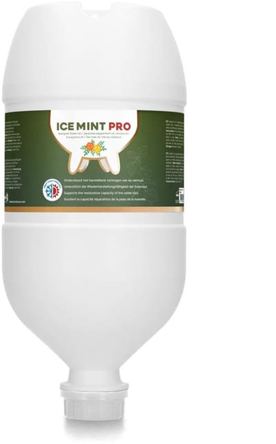 Holland Animal Care Ice Mint Pro Gel - 2.5 L - Met Calendula - Uierverzorging voor Melkkoeien - Uiergel Koeien - Hangtube