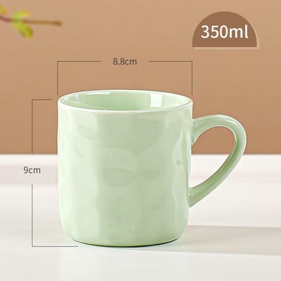 Hoge Waarde Design Gevoel Kleurverloop Hand Geknepen Beker voor Meisjes Koffiekop voor Huishoudelijk Drinkwaterbeker Koppel Mondwaterbeker 301-400ml