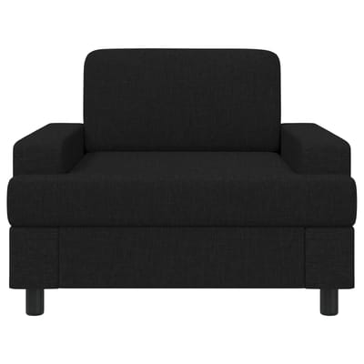 vidaXL - Fauteuil - Zwart - Stof