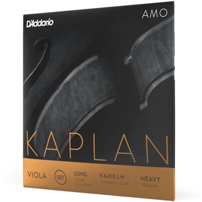 D'Addario KA410 LH Kaplan Amo Long Scale, Heavy Tension Altvioolsnarenset