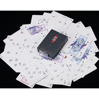 Een pak speelkaarten Luxe Snijoefenpak Zwart Kern Pokerkaarten Magische Oefenattributen