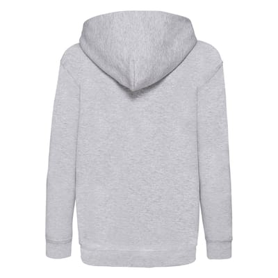 Fruit of the Loom Kinder/Kids Klassieke Effen Hoodie (Heide Grijs)