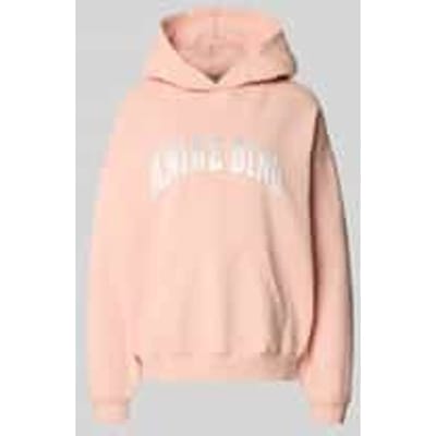 oversized hoodie met logodetail