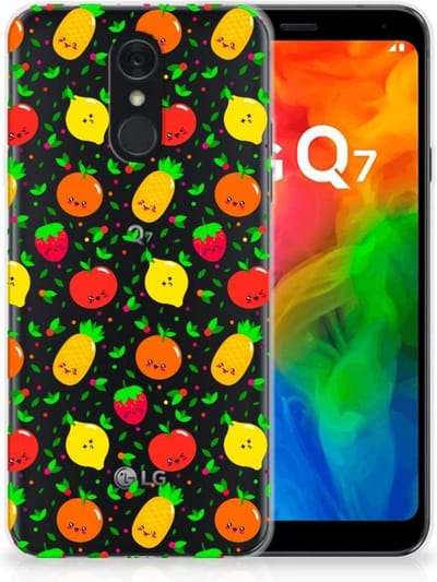 LG Q7 Siliconen Case Fruits